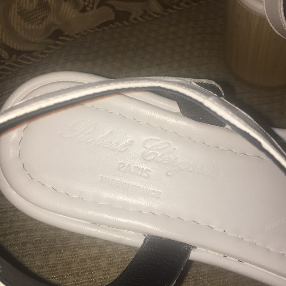 🇫🇷NWT Authentic Robert Clergerie White Platform Sandals - Picture 8 of 8